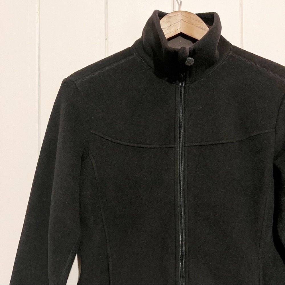 MEC Black Zip Up Polartec Fleece Jacket. Size Medium. - Picture 2 of 12